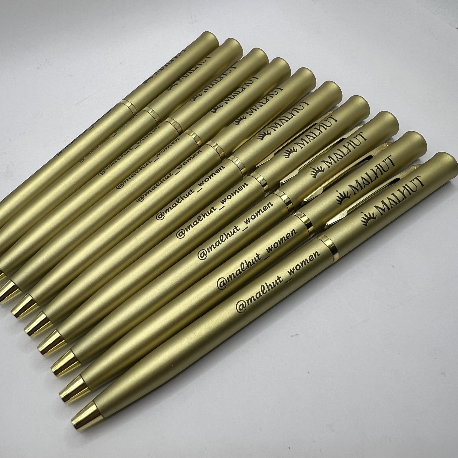 Ручки Europa gold с печатью